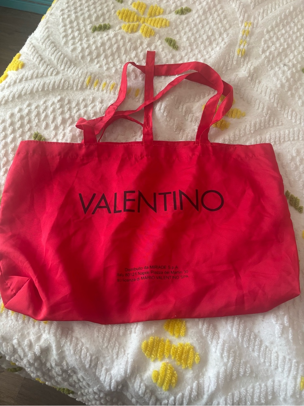 Valentino dust bag tote
